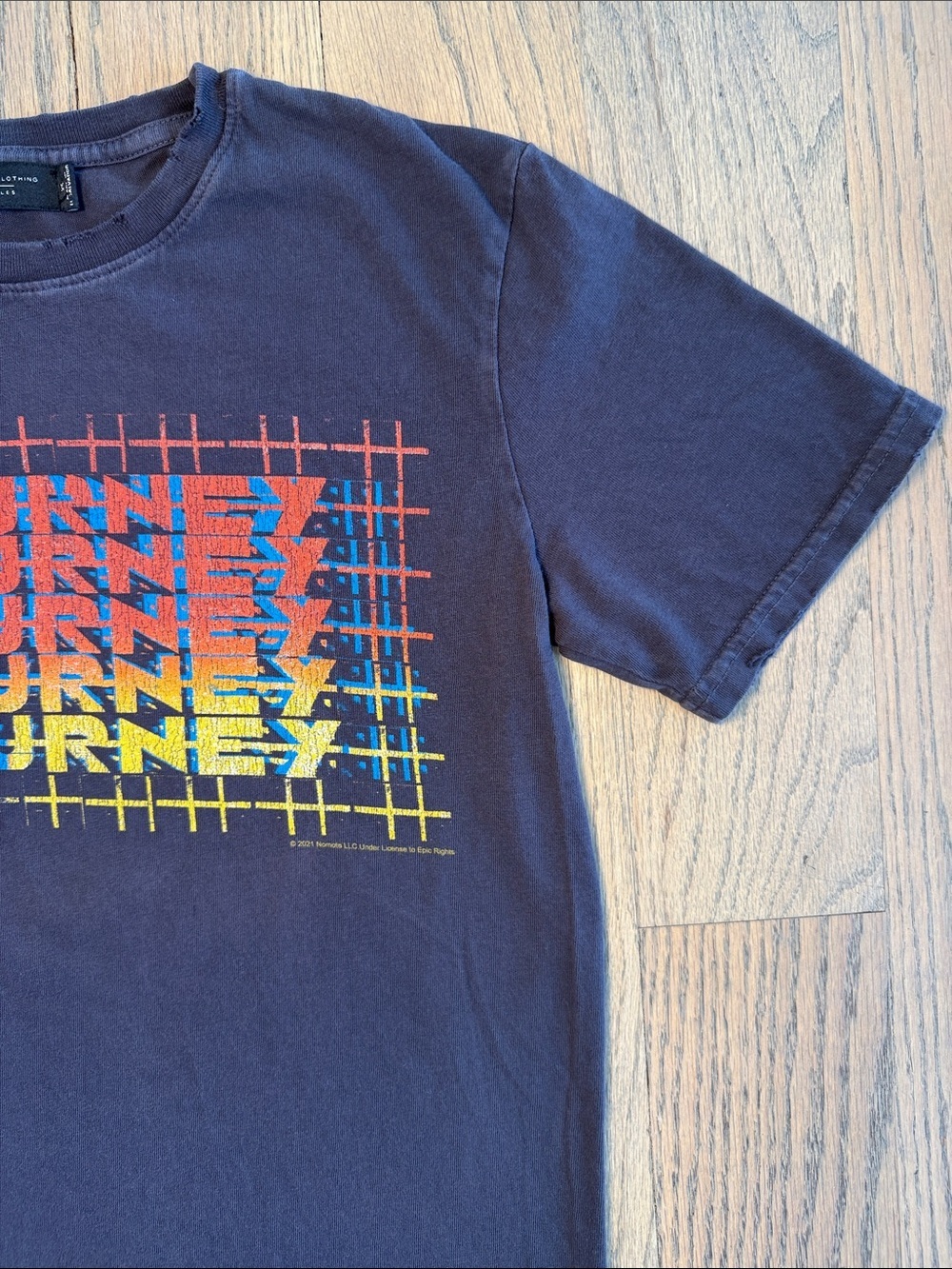 Junk Food Women’s Black Graphic 'Journey' Tee with Multicolor Print Size X-Small - Picture 4 of 13